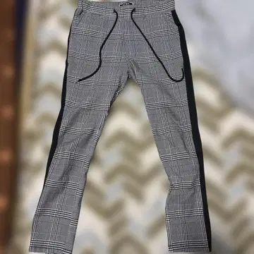 RTEG 체크 무늬 스키니 팬츠 M