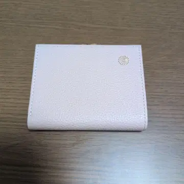 황궁 가마구치 지갑 핑크 베이지