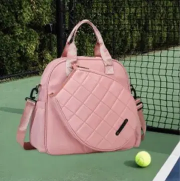 라켓백 퀼팅 핑크