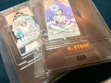 Dr.STONE 회전 아크릴 스탠드 이시가미 센쿠 아사기리 겐