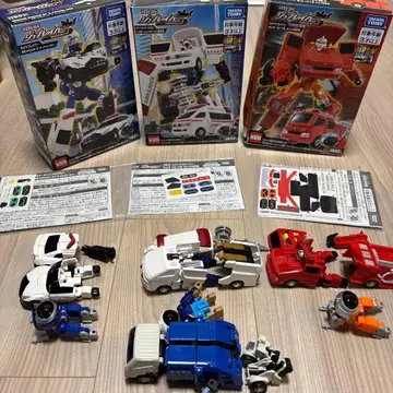 조브레이버 4세트 (폴리스 자동차, 구급차, 소방차, 청소차)