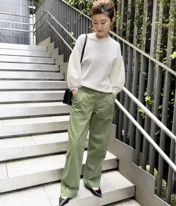 Spick & Span 루즈 베이커 팬츠 38