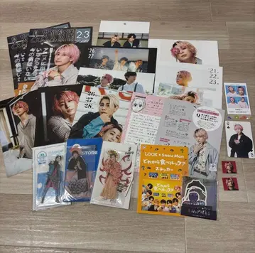 SnowMan 사쿠마 다이스케 리플렛 달력 아크릴 스탠드 스티커 외