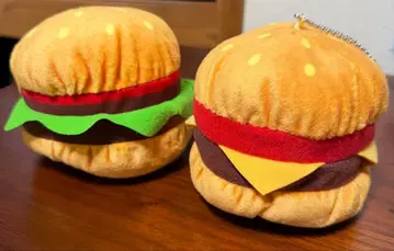 돔돔버거 봉제 인형 에코백 치즈 & 레터스버거