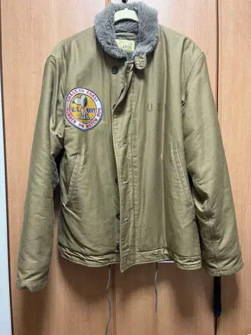 U.S. NAVY 밀리터리 자켓 LARGE