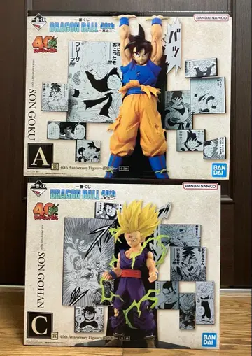 제일복권 드래곤볼 40th 그 두 번째 A상 손오공 C상 손오반 피규어