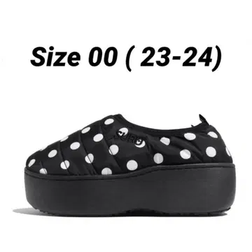 SUBU VAMP 플랫폼 샌들 00 사이즈 도트 무늬 통굽