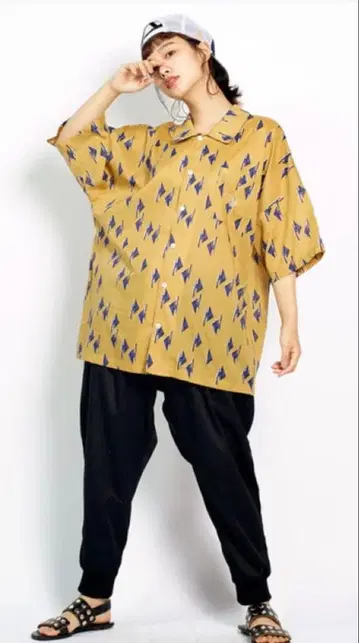 aldies 롱 빅 셔츠