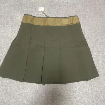 theory 플리츠 스커트 사이즈 2 올리브 그린