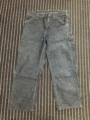 구제 의류 레어 Lee 헤링본 데님 워크 팬츠