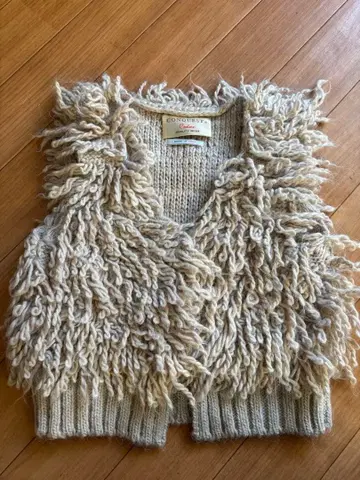 새상품 CONQUEST 이탈리아제 프린지 베스트