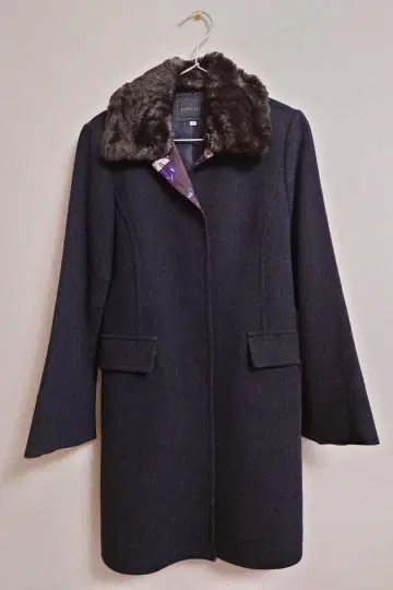 페이튼 플레이스 다크 그레이 롱 코트 사이즈 9