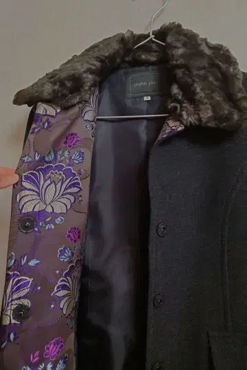 페이튼 플레이스 다크 그레이 롱 코트 사이즈 9