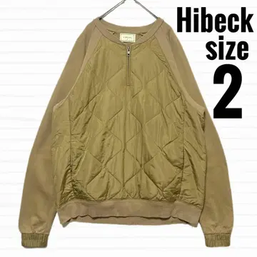 하이베크 맨투맨 트레이닝복 퀼팅 풀오버 카키 [ 2 ]
