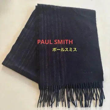 [ PAUL SMITH ] 폴스미스 캐시미어 100% 머플러 네이비