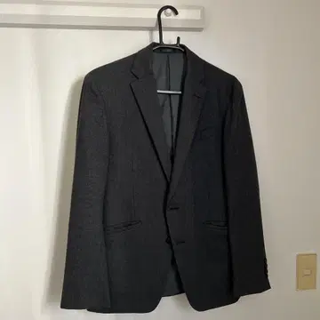 그레이 테일러드 자켓 울 혼방