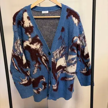 LOWRYS FARM 추상 무늬 가디건