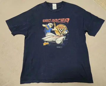 스피드 레이서 셔츠 XL 네이비