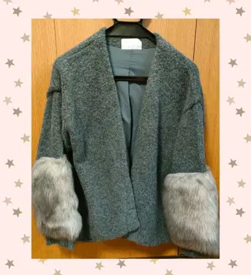 퍼 달린 가디건 CELFORD