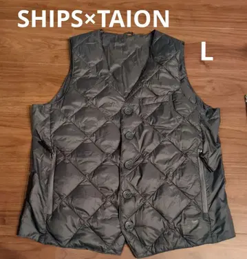 타이온 쉽스 TAION SHIPS 이너 다운 베스트 L 그레이