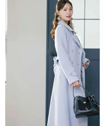 MERCURYDUO 울 스탠드 카라 코트 M