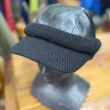 가죽 리자드 캡 새상품급 7 3/4