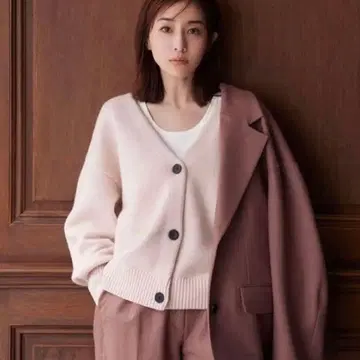 클라네 CLANE 가디건 핑크 다나카 미나미