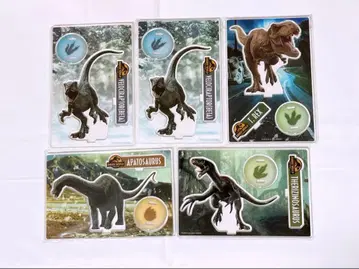 쥬라기 월드 아크릴 스탠드 티라노사우루스 벨로키랍토르