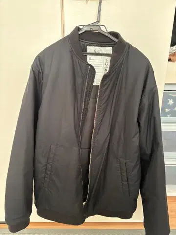 블랙 MA-1 자켓 L 사이즈