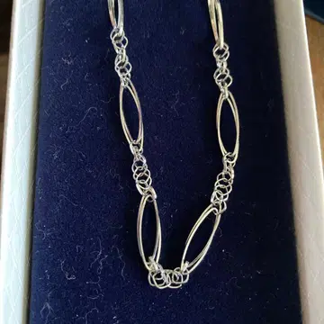 순 플라티나 아스테리아 디자인 목걸이 40cm +5cm