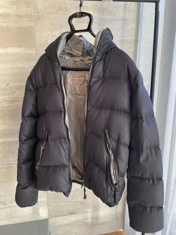 DUVETICA 다운 자켓 네이비 48 겉감 울