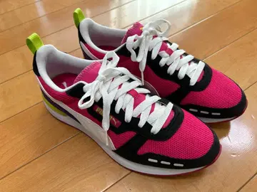 PUMA 푸마 스니커즈 R78 핑크 블랙 27.5cm
