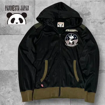 PANDIESTA JAPAN 팬더 후드 부착 트랙 자켓 저지