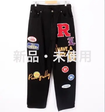 [택 포함 새상품] 와펜 데님 블랙 M 사이즈 JUNGLE STORM