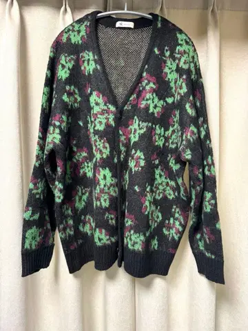 tk.TAKEO KIKUCHI 샤기 컬러 니트 모듬 가디건