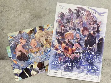 그랑블루 판타지 페스티벌 2025 미사용 새상품 리플렛