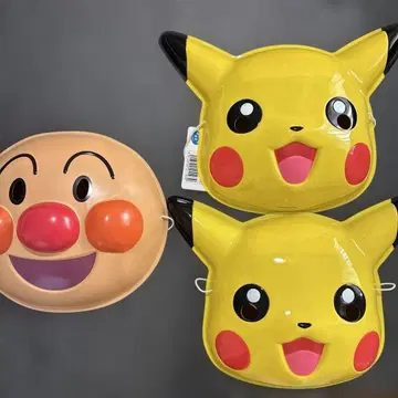 호빵맨 피카츄 가면