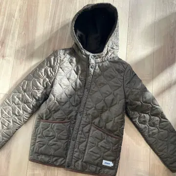 ARMEN 브라운 리버서블 퀼팅 자켓