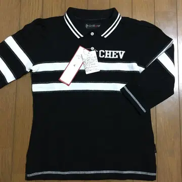 택 포함 새상품 캘러웨이 피케 셔츠 5부 소매 여성용 S 블랙 x 보더