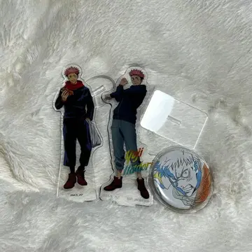 주술회전 이타도리 유우지 아크릴 스탠드 캔뱃지