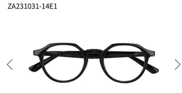 Zoff 블랙 클래식 프레임 안경 크라운 판토
