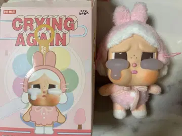 POPMART crybaby 크라이베이비 토끼 핑크