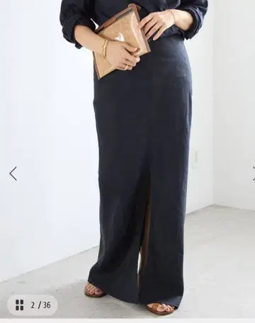 두 번째 클래스 OGLINEN 타이트 스커트 34