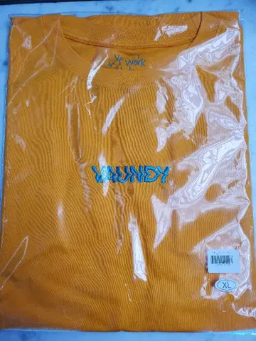 VAUNDY 바운디 로고T셔츠 Mandarin L