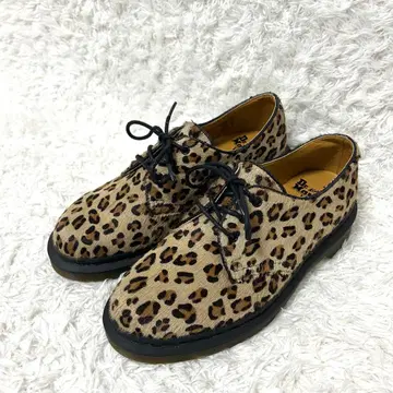 컨디션 최상 닥터마틴 x 빔즈 신발 레오파드 송치 36