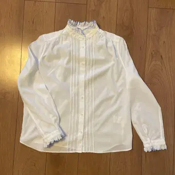 SINME 스칼라 자수 셔츠