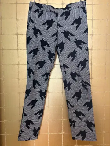 선착순 FUGAHUM 체크 무늬 슬랙스