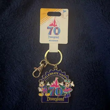 캘리포니아 디즈니 70주년 기념 키링