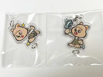 쿼카 스키즈 Stray Kids 전시회 랜덤 연결 아크릴 키링