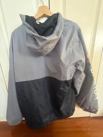 BRIXTON 나일론 자켓 그레이/블랙